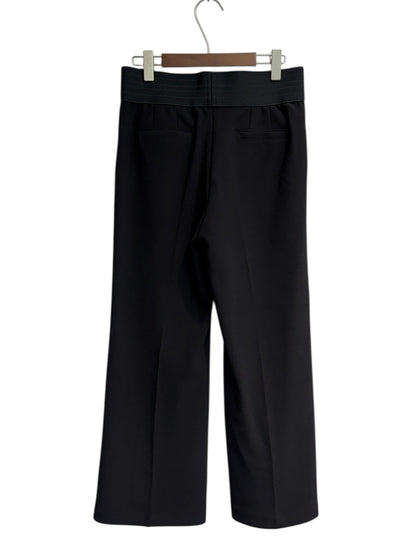 Full elastic furry lining pants #00066