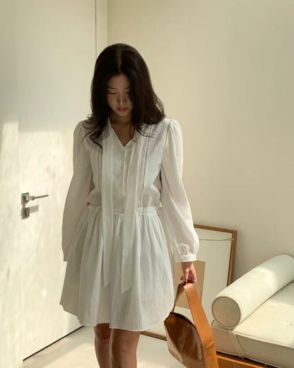 embroidery shirt dress