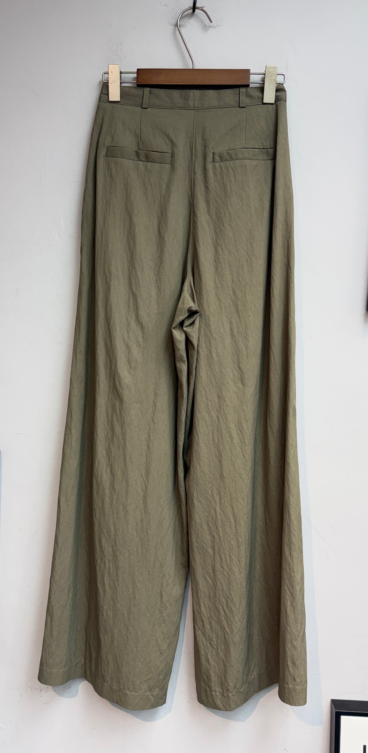 (-30%)Front pleated pants
