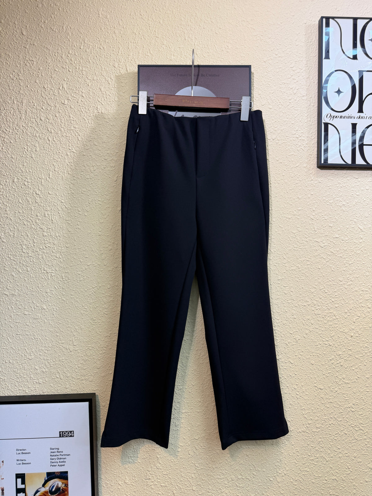 Slim cut ankle pants #00982