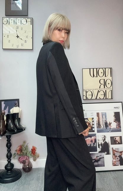 Fine wool fit size blazer