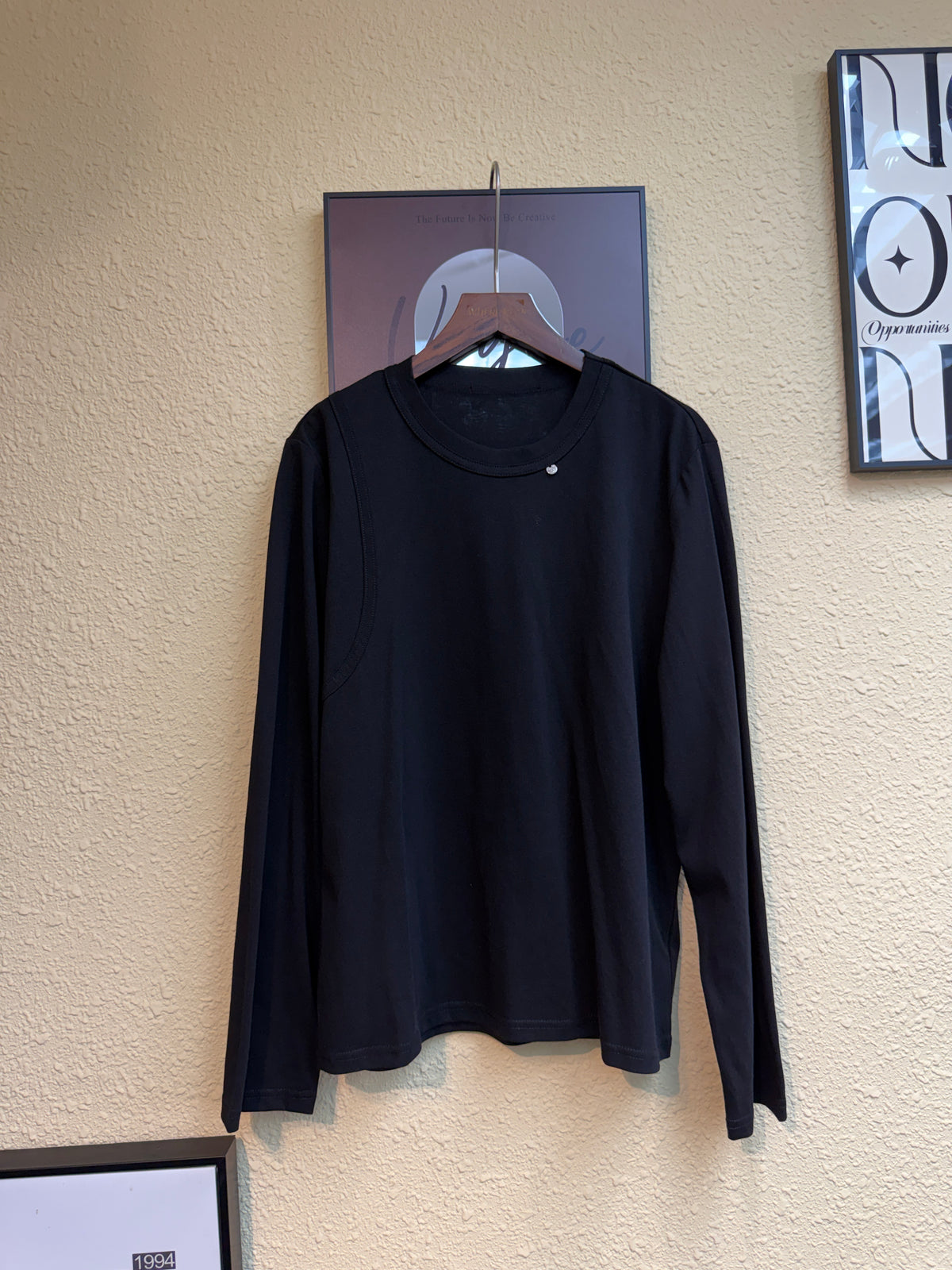 Silver tag long sleeve tee #00893