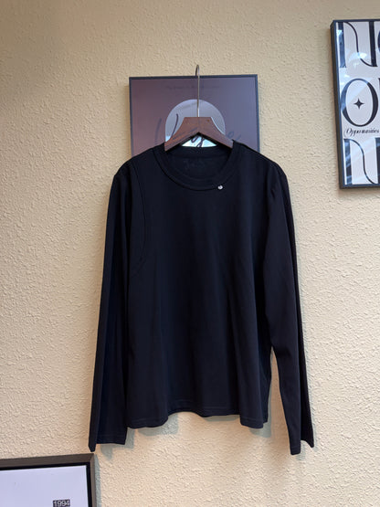 Silver tag long sleeve tee #00893