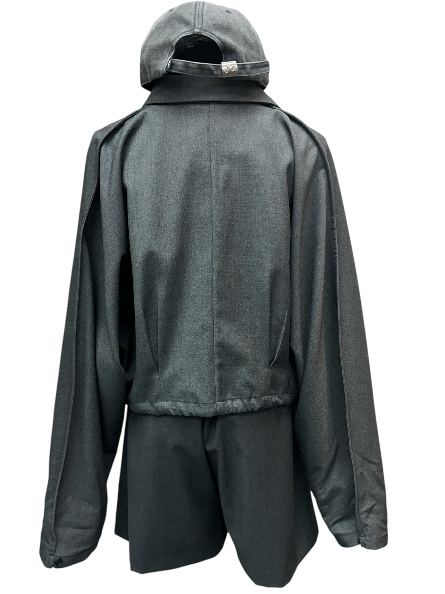 (-30% off)Batwing sleeve jacket X shorts set