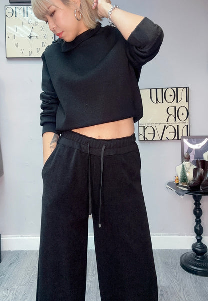 Full elastic high waist pants #00132