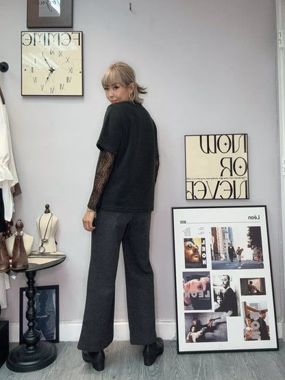 Full elastic nap pants #00067