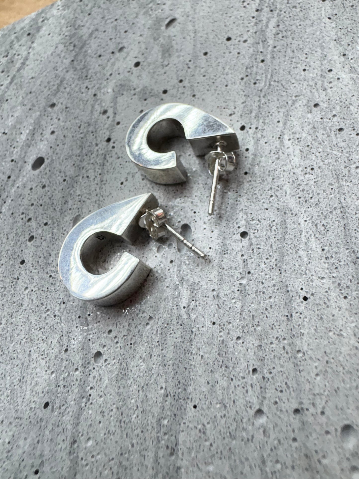 925Silver 6 shape earrings