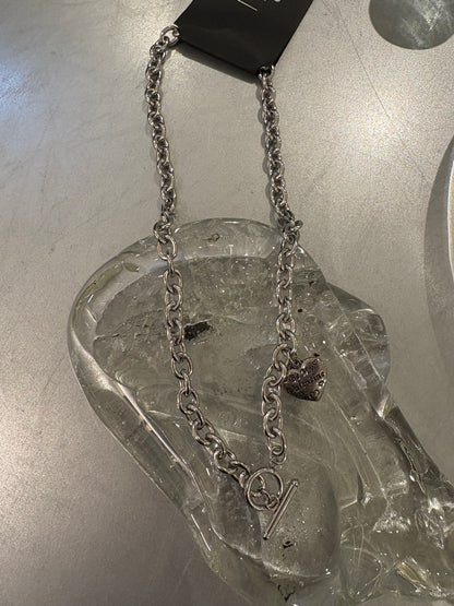 Heart pendant necklace(OT buckle)