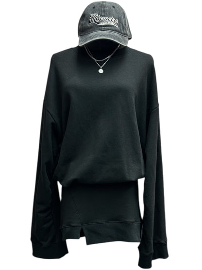 Loose sleeves sweater one piece