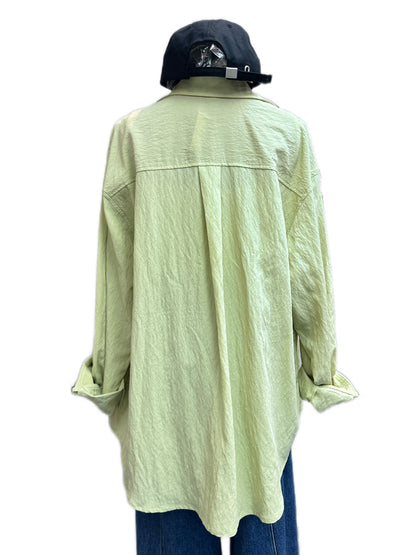 (-30% off)Big pocket plain shirt