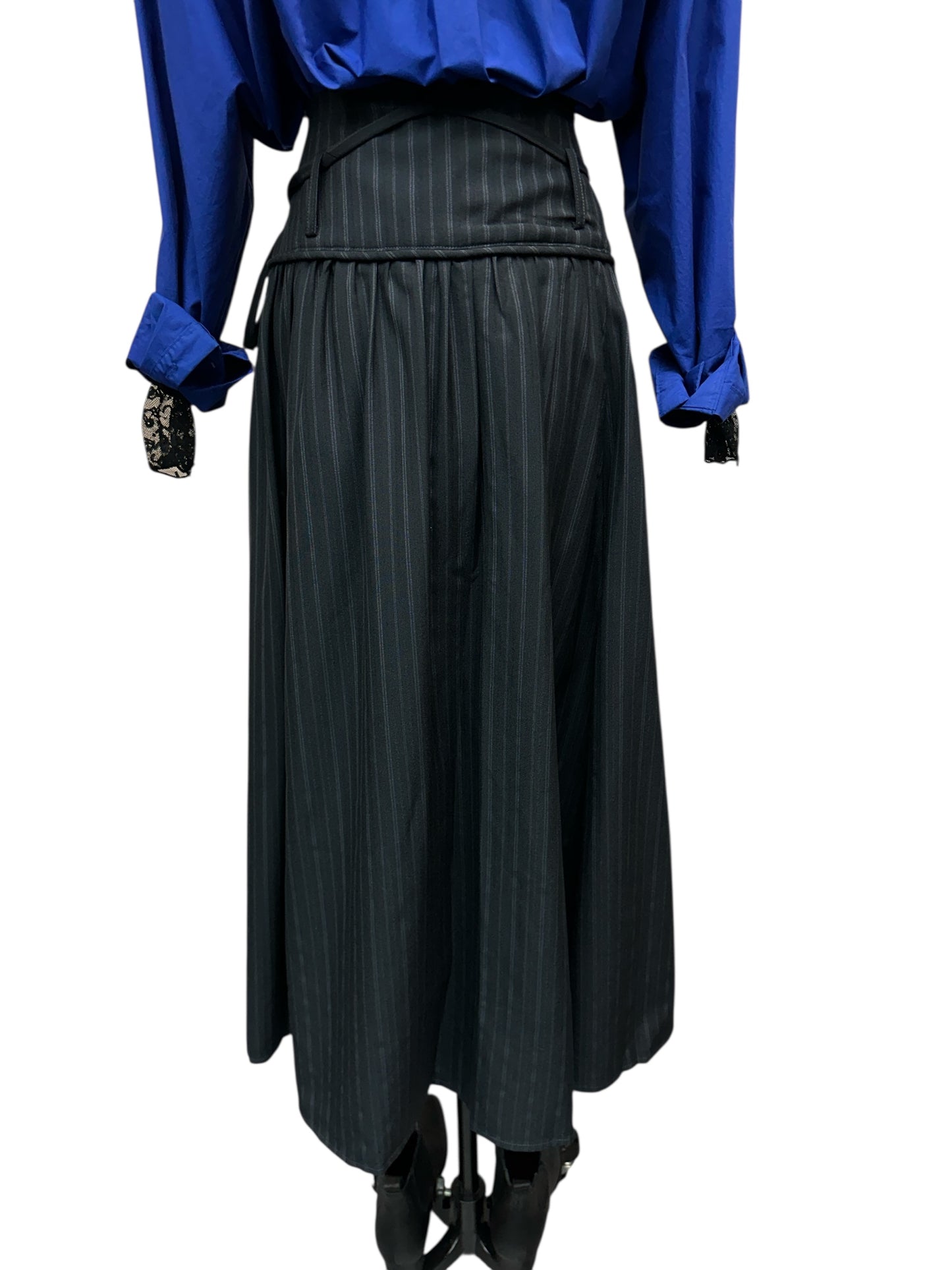 Straight strips skirt