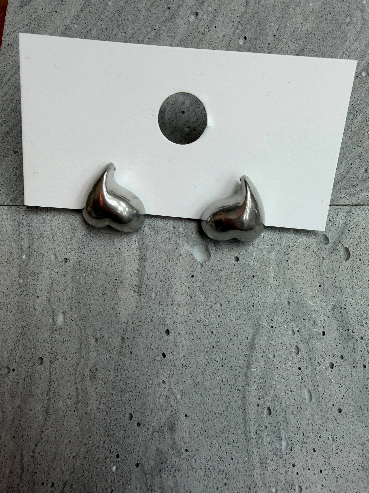 Drop shape earrings