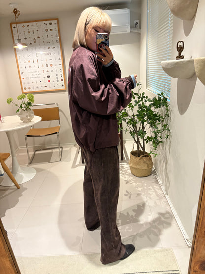 Back words fleece jacket #00011