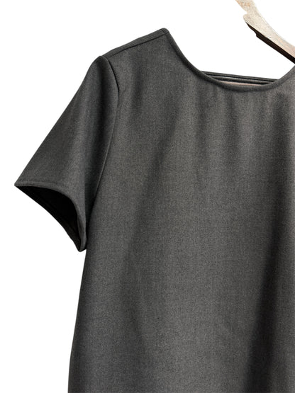 Back V short sleeves top #00057