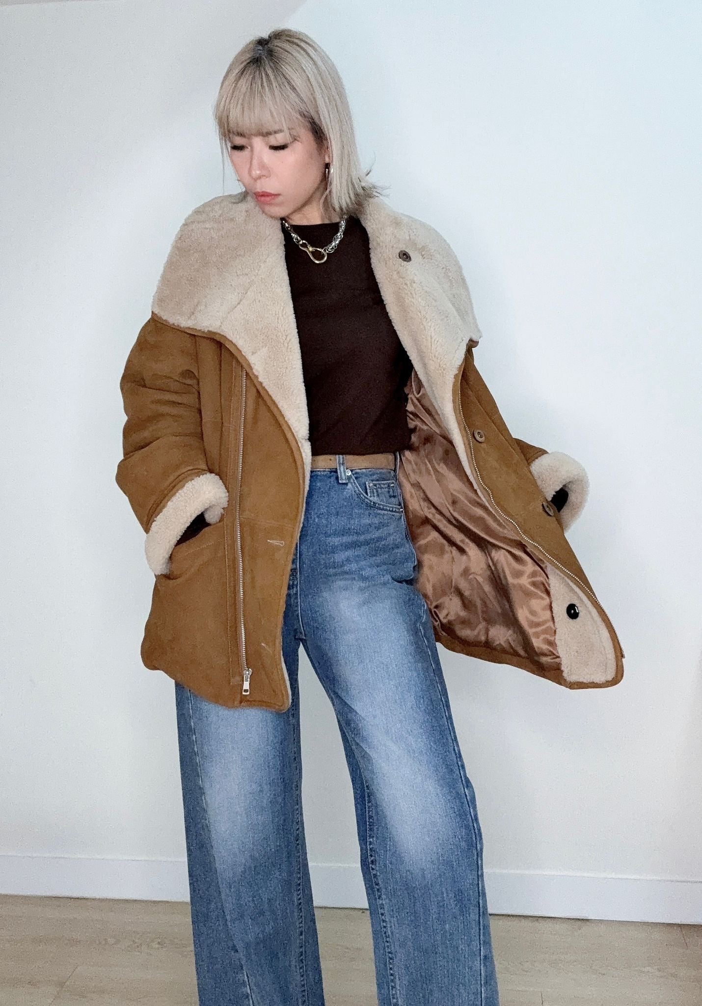 (-40% off) leopard skin X down jacket #00148