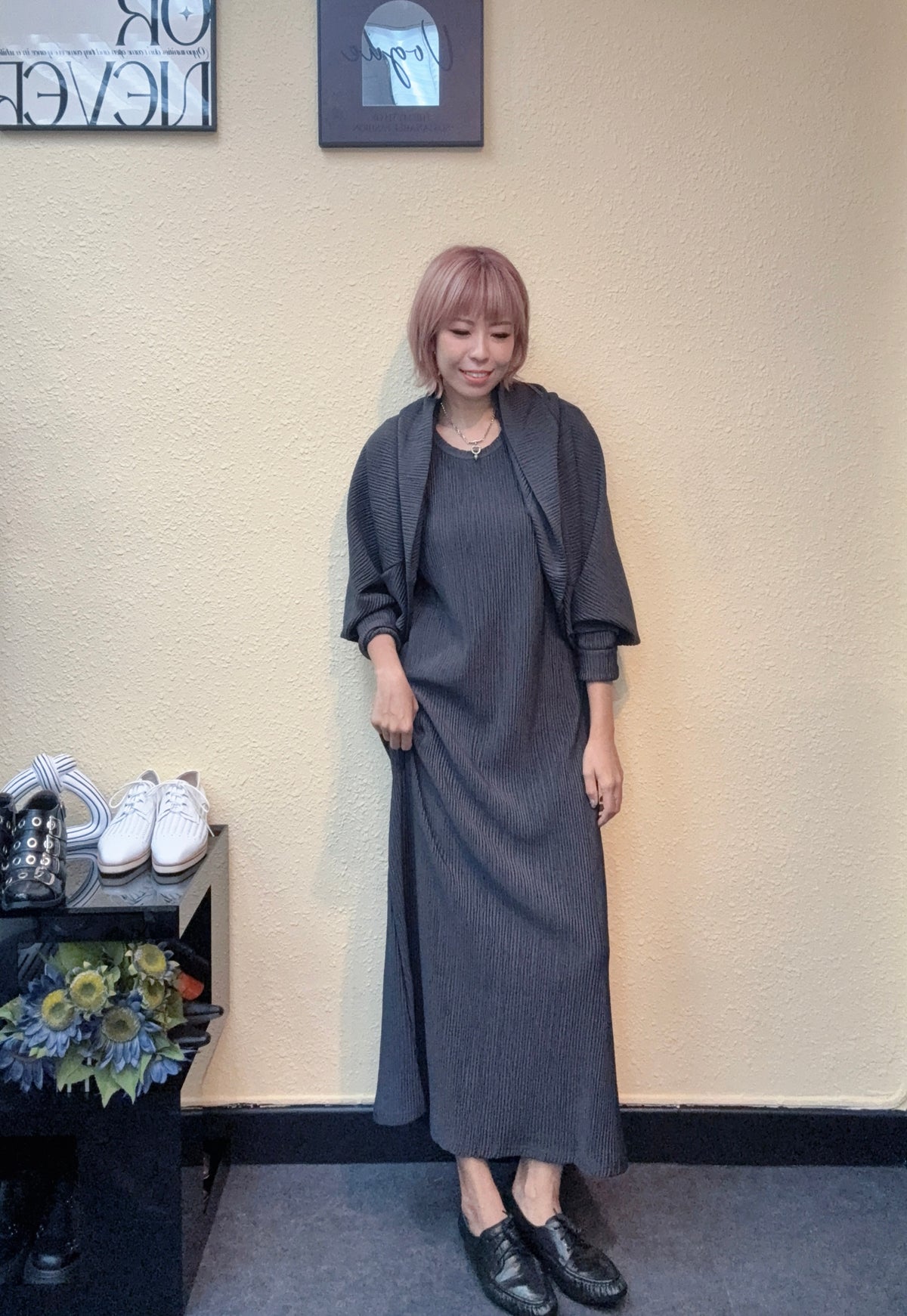 With batwing outer one piece set #00864