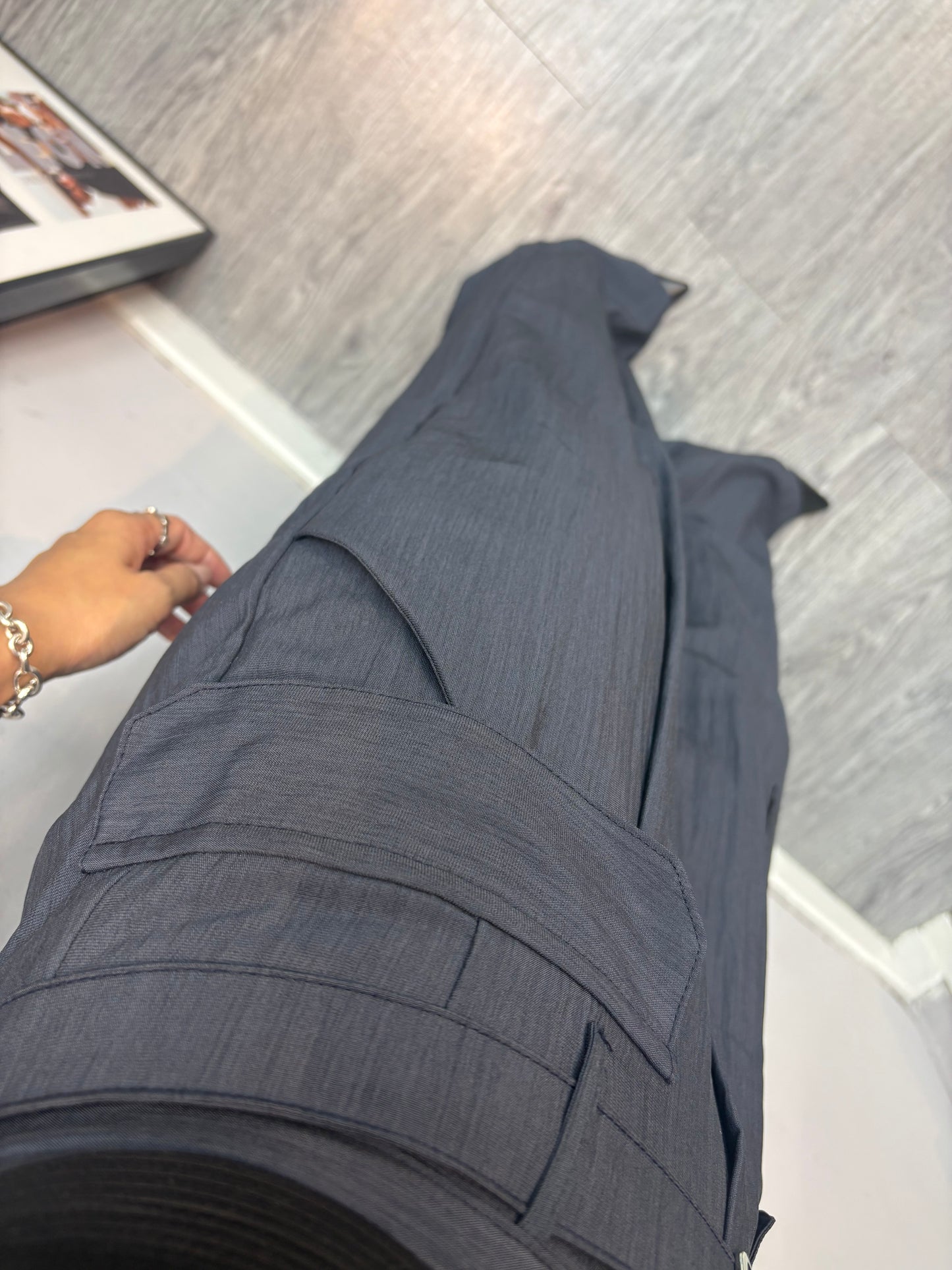 👍🏼Parachute middle waist trousers