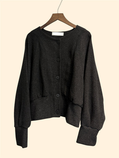 Batwing wool cardigran #00038