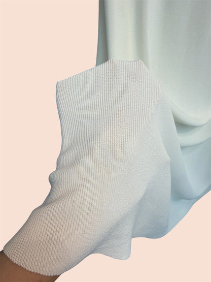 (🏷️-30%）Cowl neck knit top X skirt set #00450