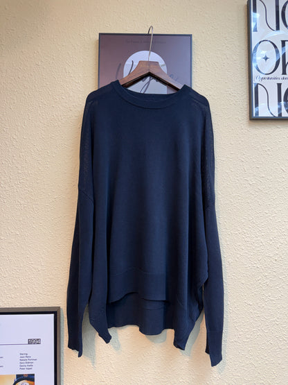 Back tag batwing knitted top #00959