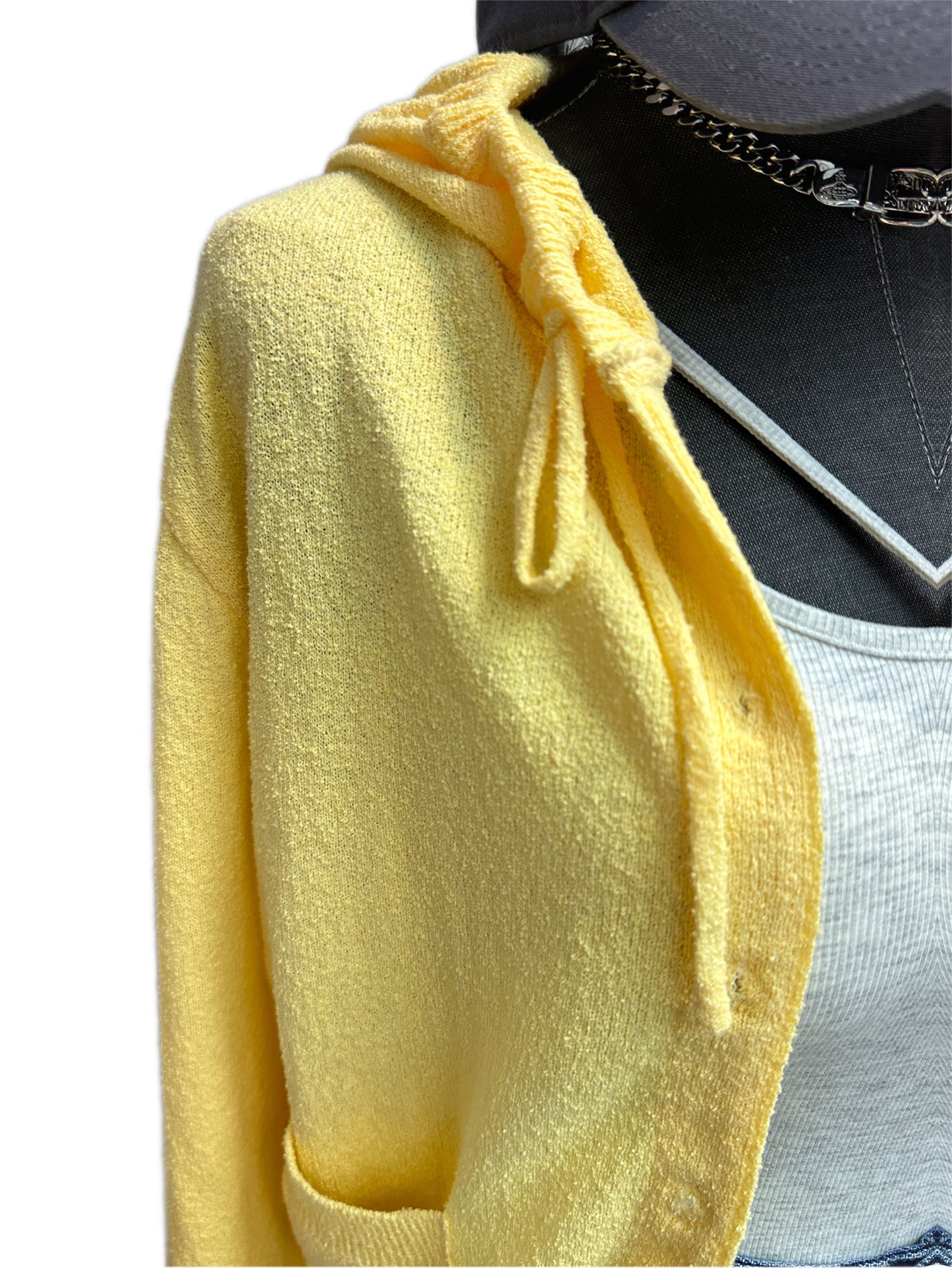 With hat knitted outer