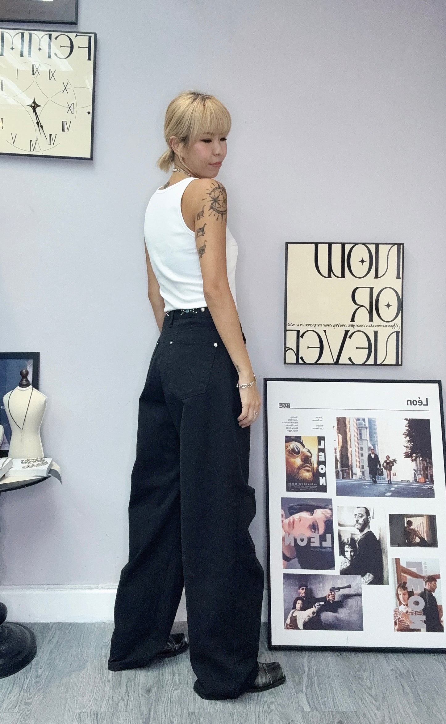 (-30% off)Bean waist jeans