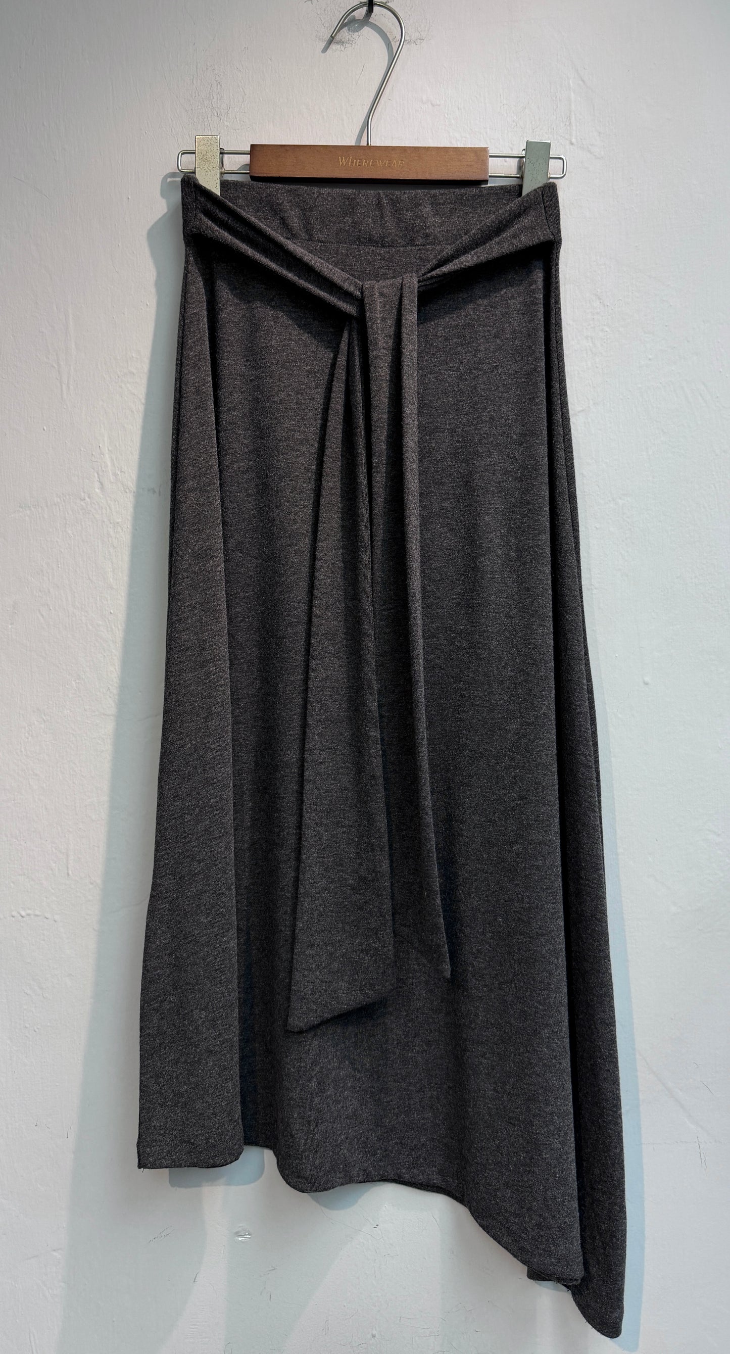 Front tie spandex skirt #00699