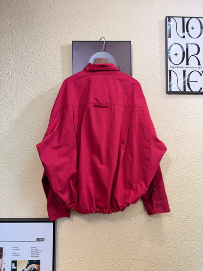 Wire shirt collar back puff hem outer #01016
