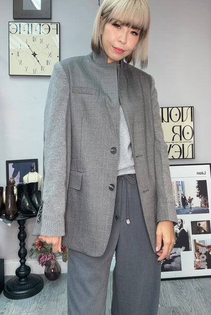 Fine wool fit size blazer