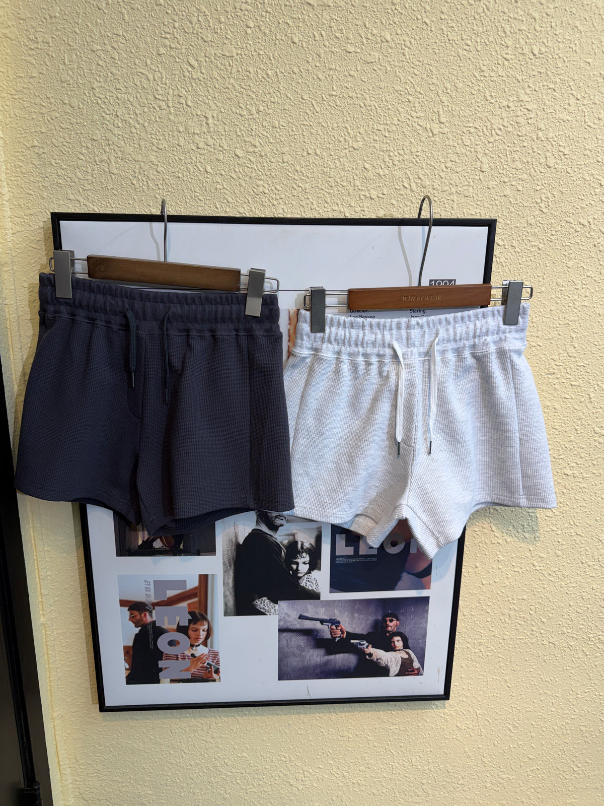 Waffle shorts #00936