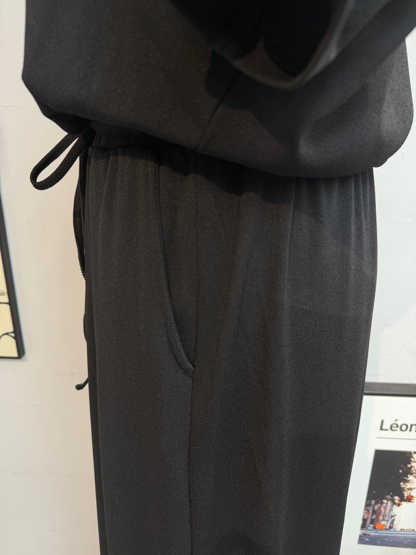 (-30%)Big collar/One shoulder one piece