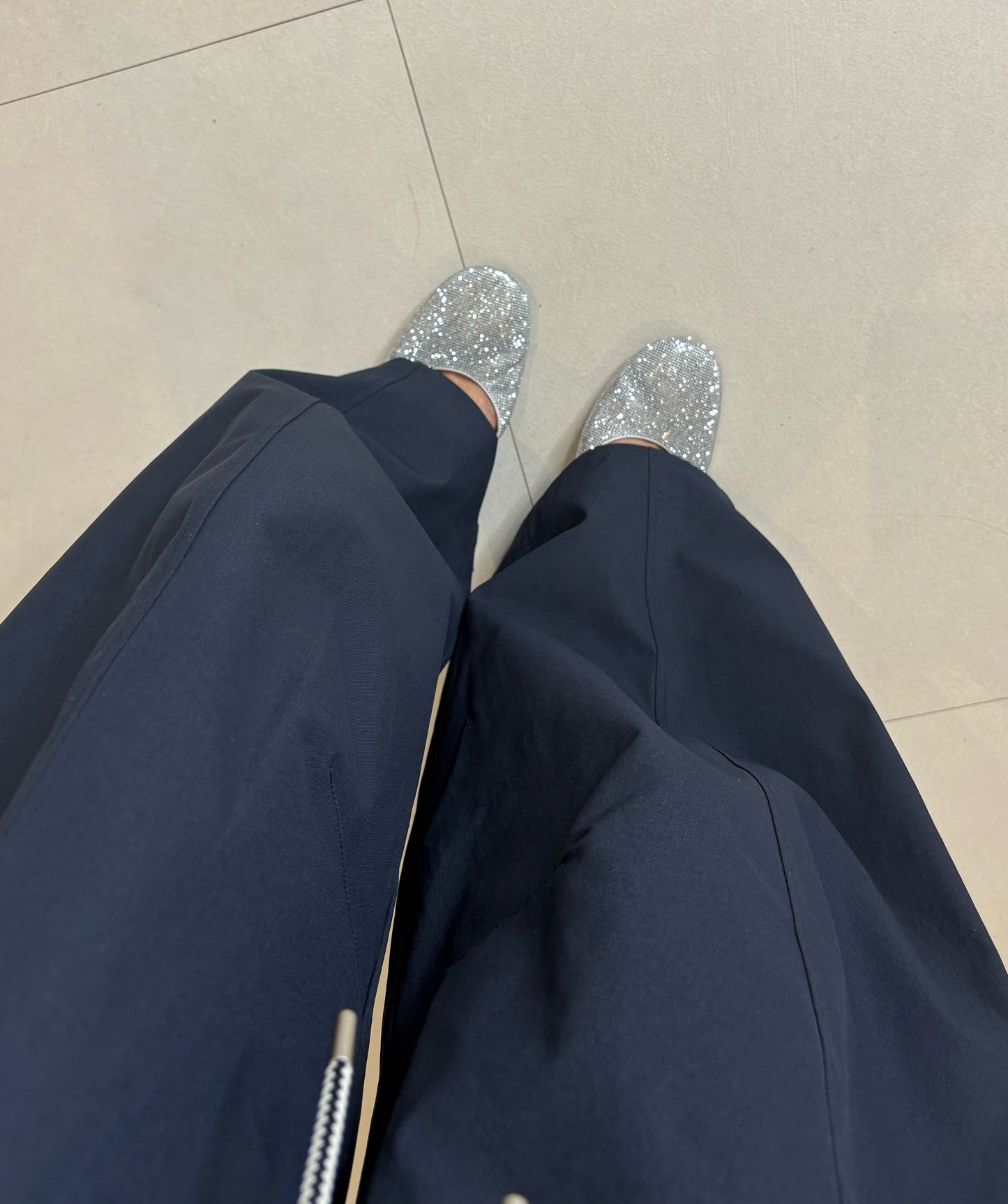 Glittering silver ballet shoes(pre order 7-21days)