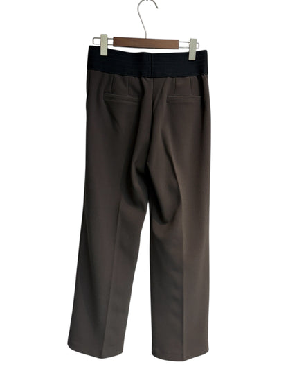 Full elastic furry lining pants #00066