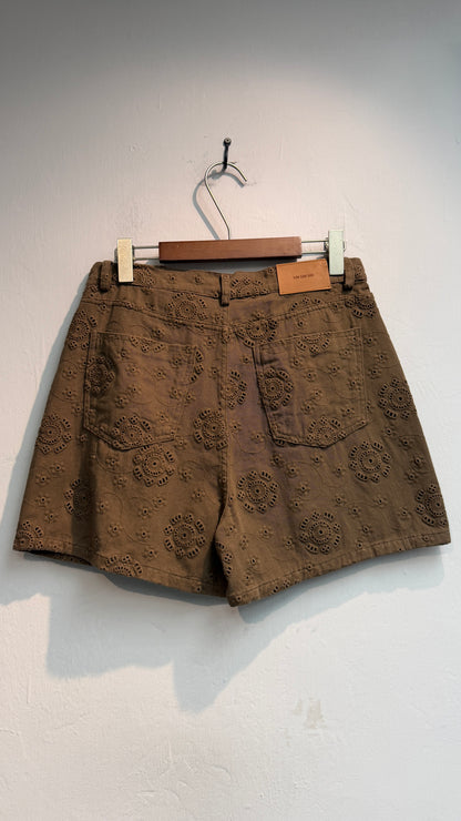 Embroidery shorts #00643