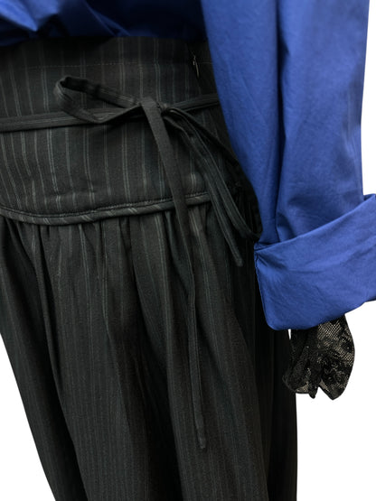 Straight strips skirt