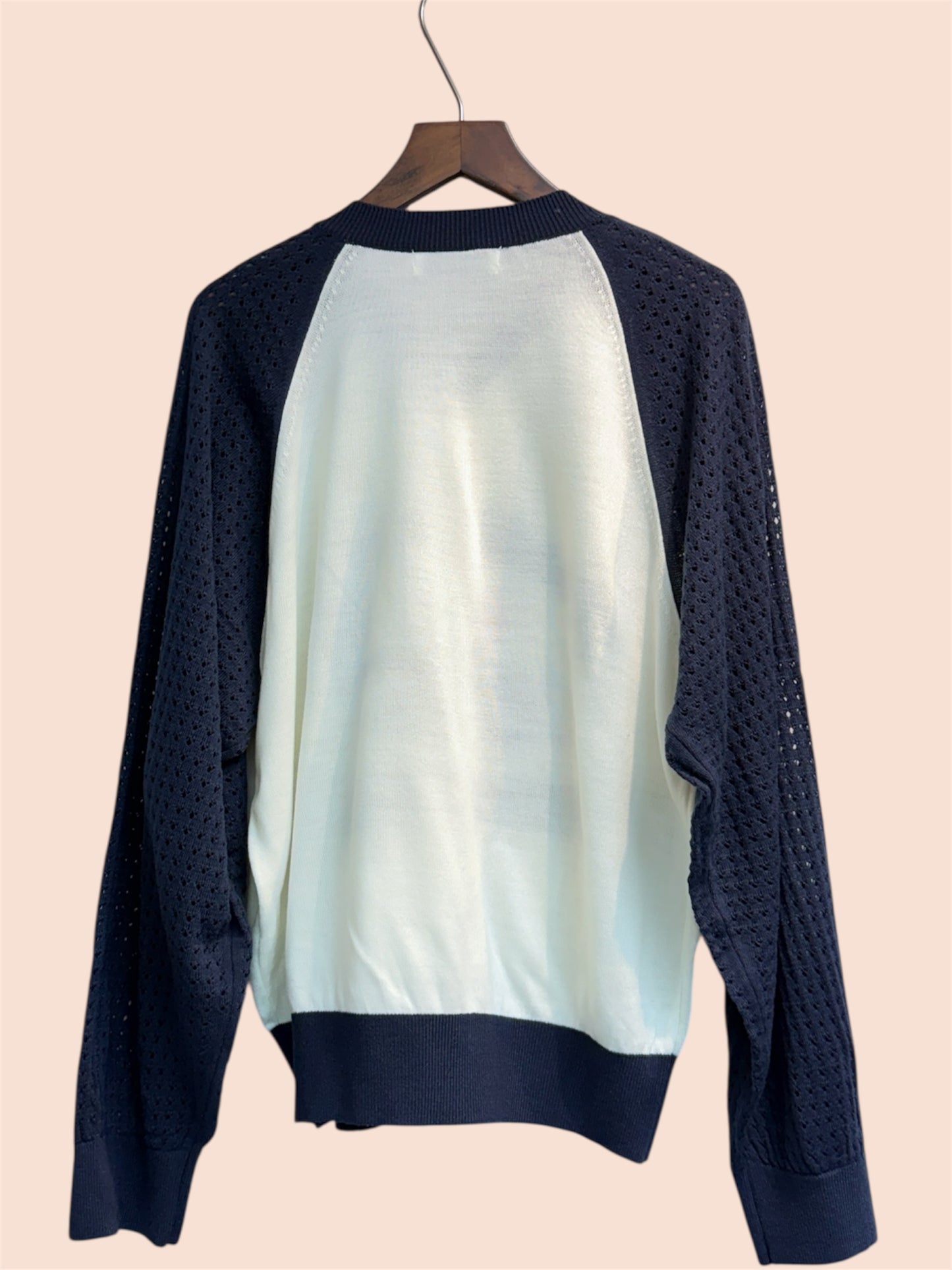 Cut out sleeves knit cardigan #00360