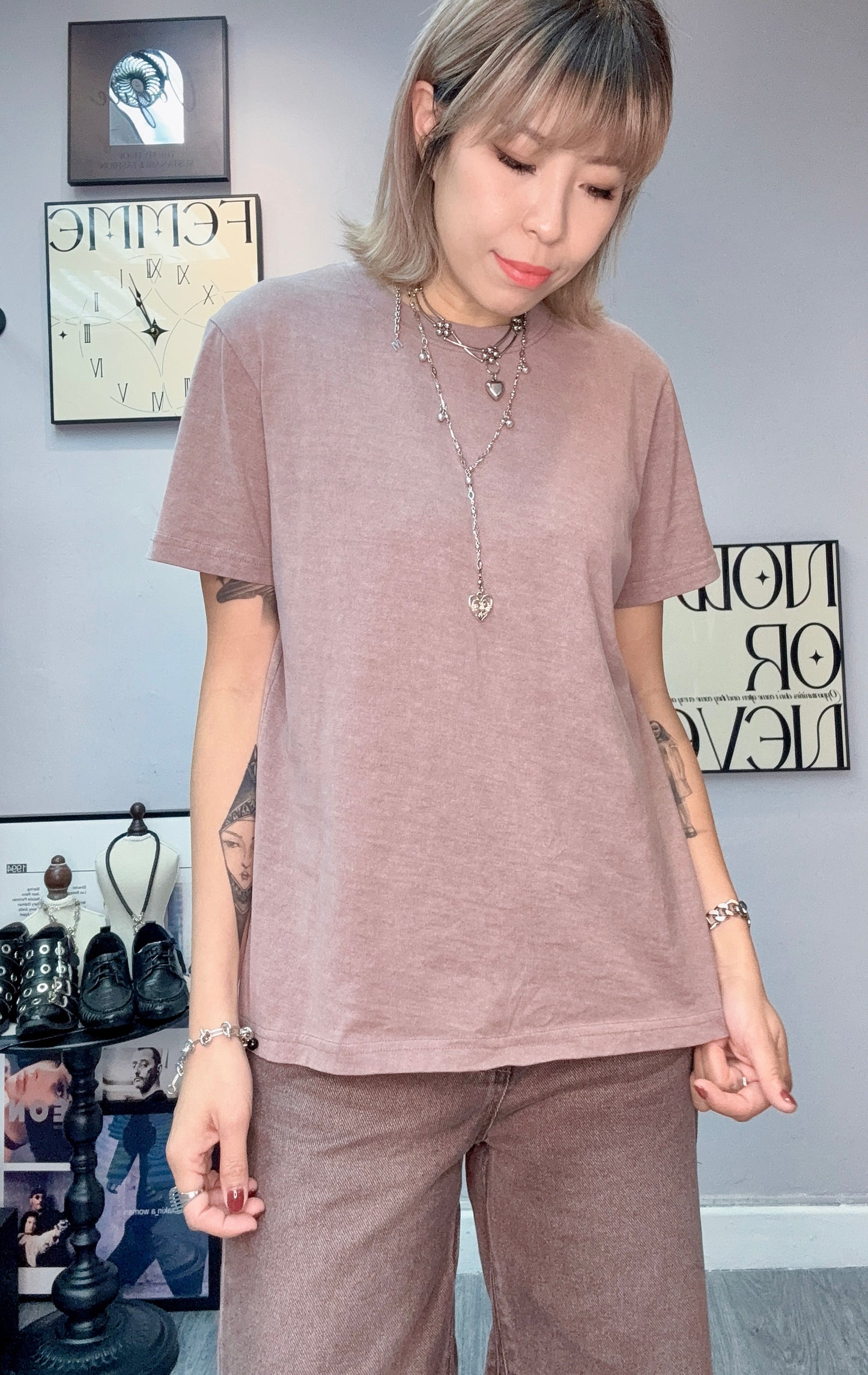 Washing softy tee #00415