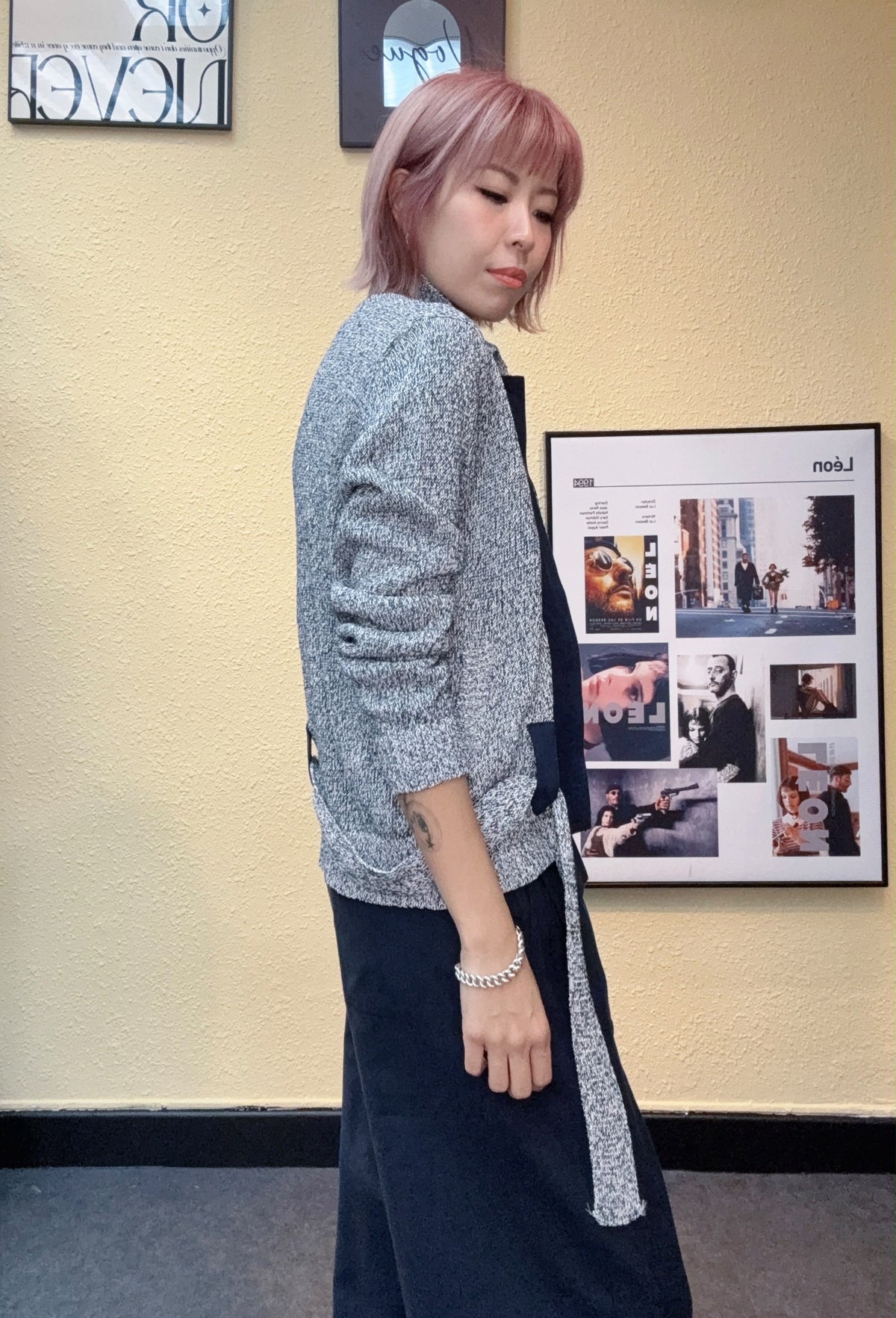 With belt knitted outer #00847