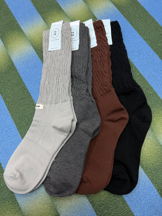 Embossed socks