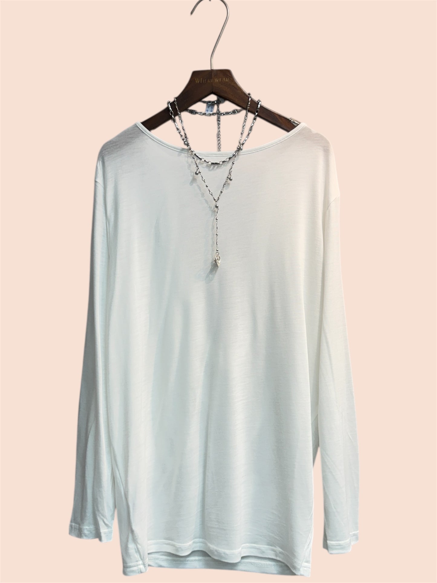 Back mesh plain tee #00409