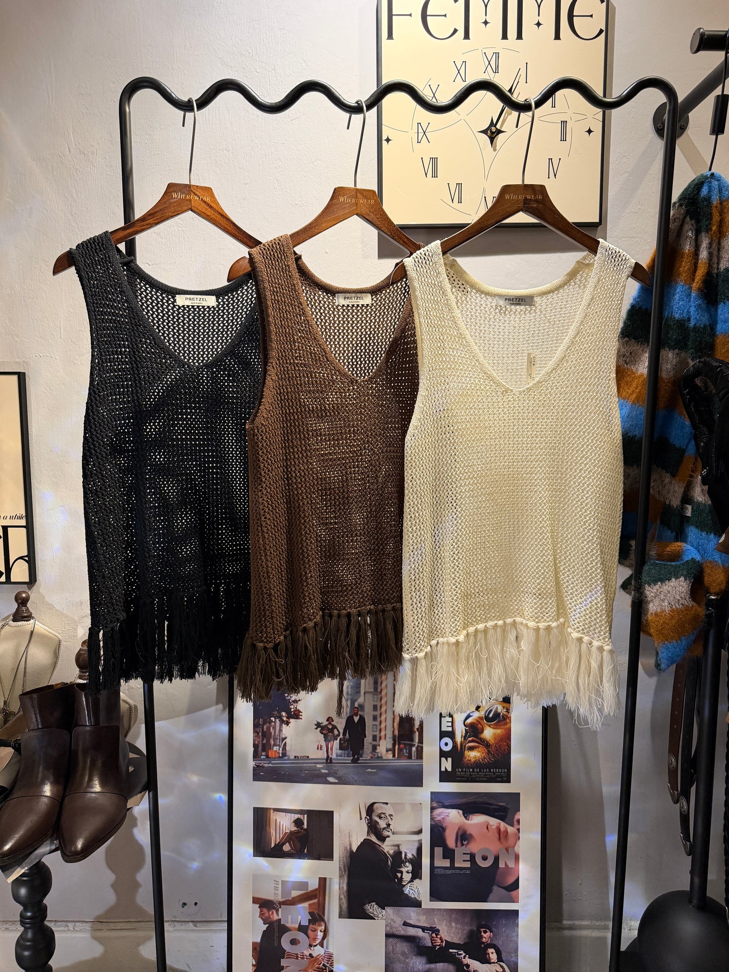 （-50% off）soso hem knit vest top