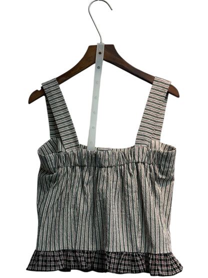 Checked tank x skirt set #00591
