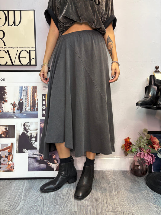 Washing cotton skirt#00026