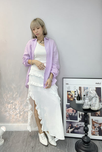 (50%off)chiffon ruffles skirt