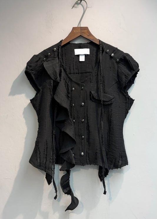 Double-breasted blouse #00823