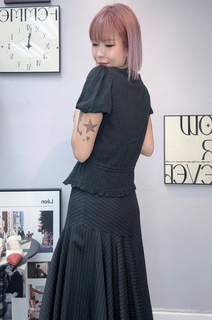 Square collar blouses #00756