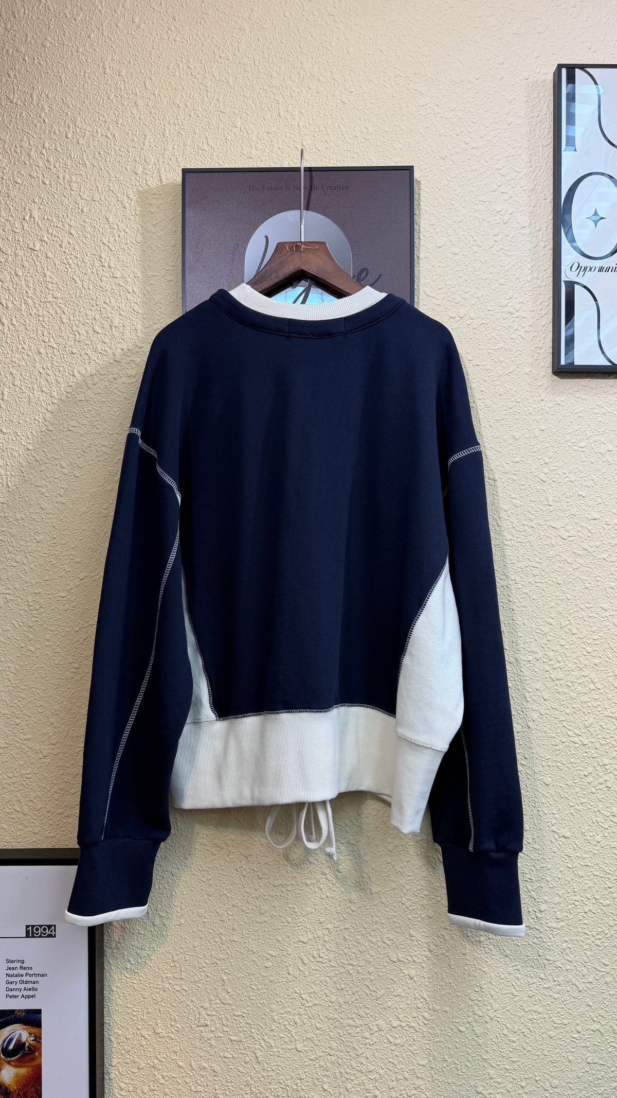 Double collar loose Sweatshirt #00975