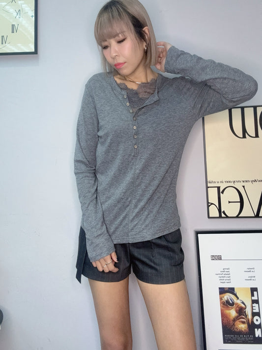 2 in 1 lace top #00255