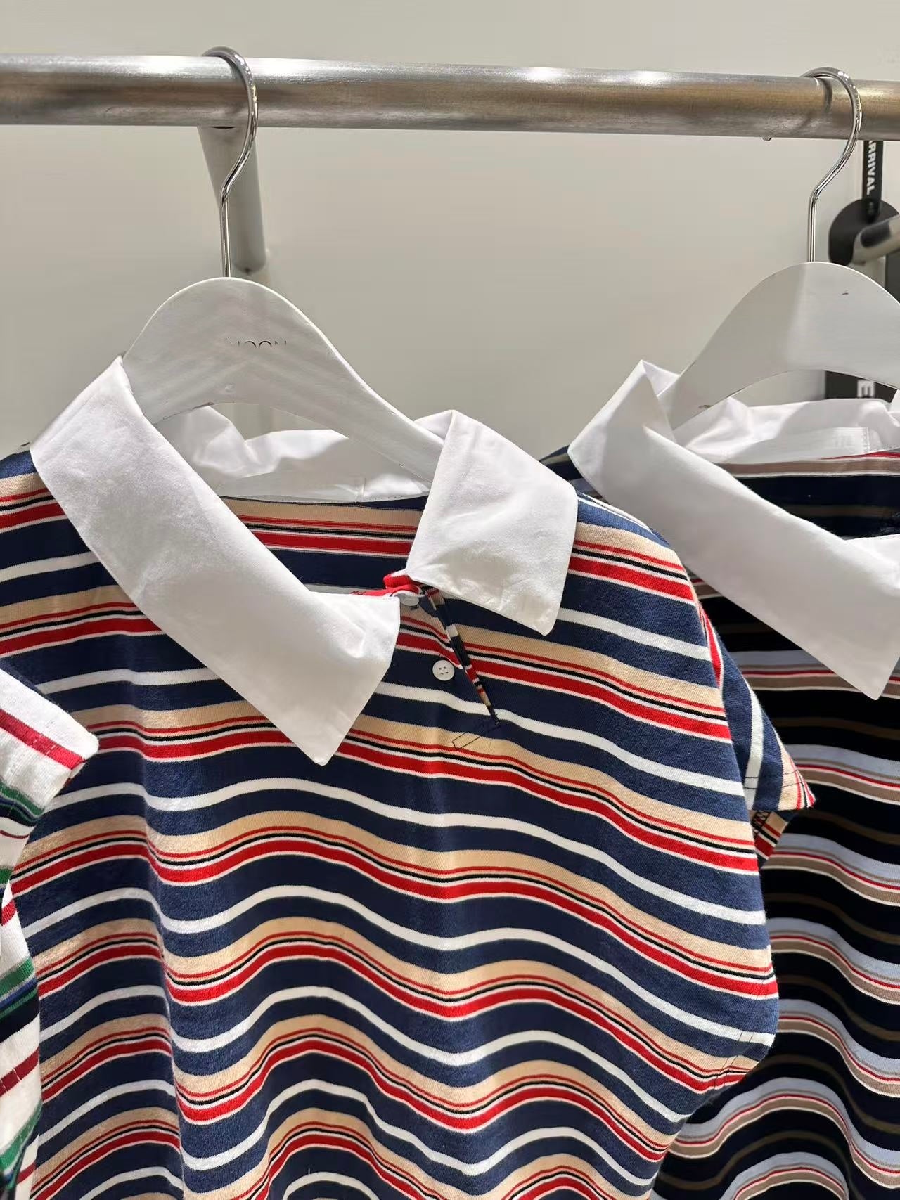 (-30%off)striped Polo