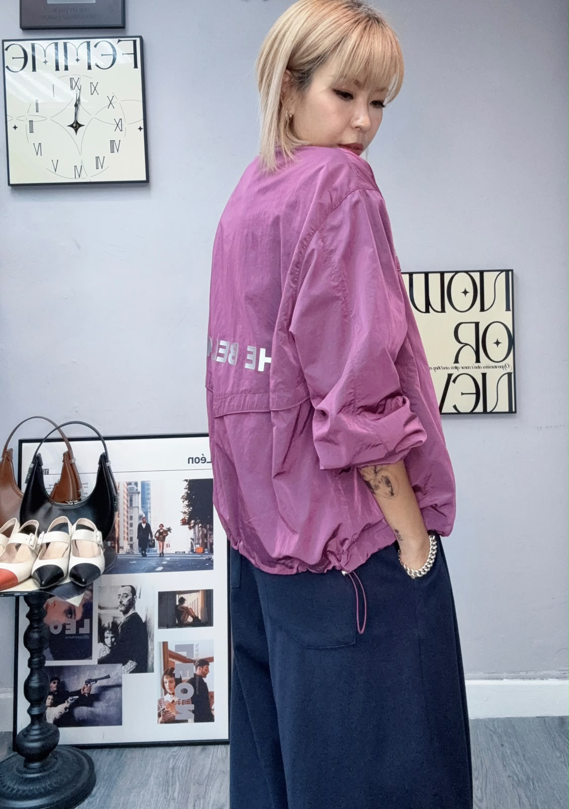 (A/W)Mesh inner windbreaker #00842